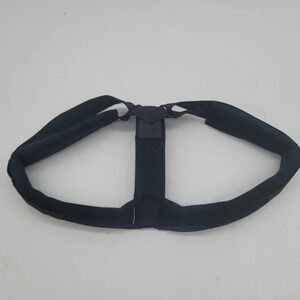 Breg Back Brace Adult One Size Adjustable Over The Shoulder BLACK